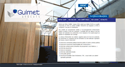 Desktop Screenshot of guimet-avocats.net